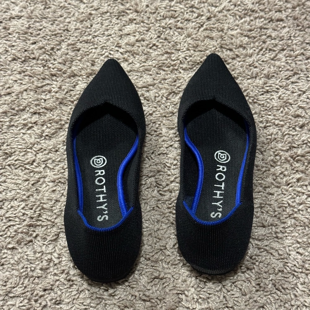 Rothy’s The Point (original version) size 6.5 in black!
